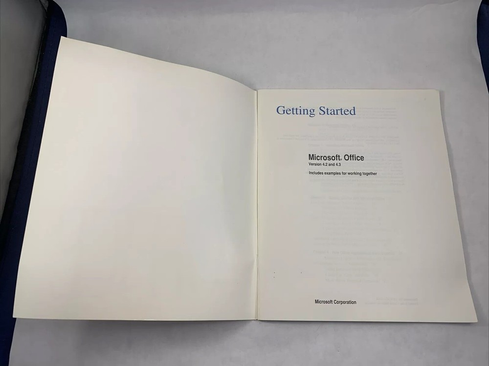 Microsoft Office Excel 5.0 User Guides Visual Basic Getting Started Vintage 1994