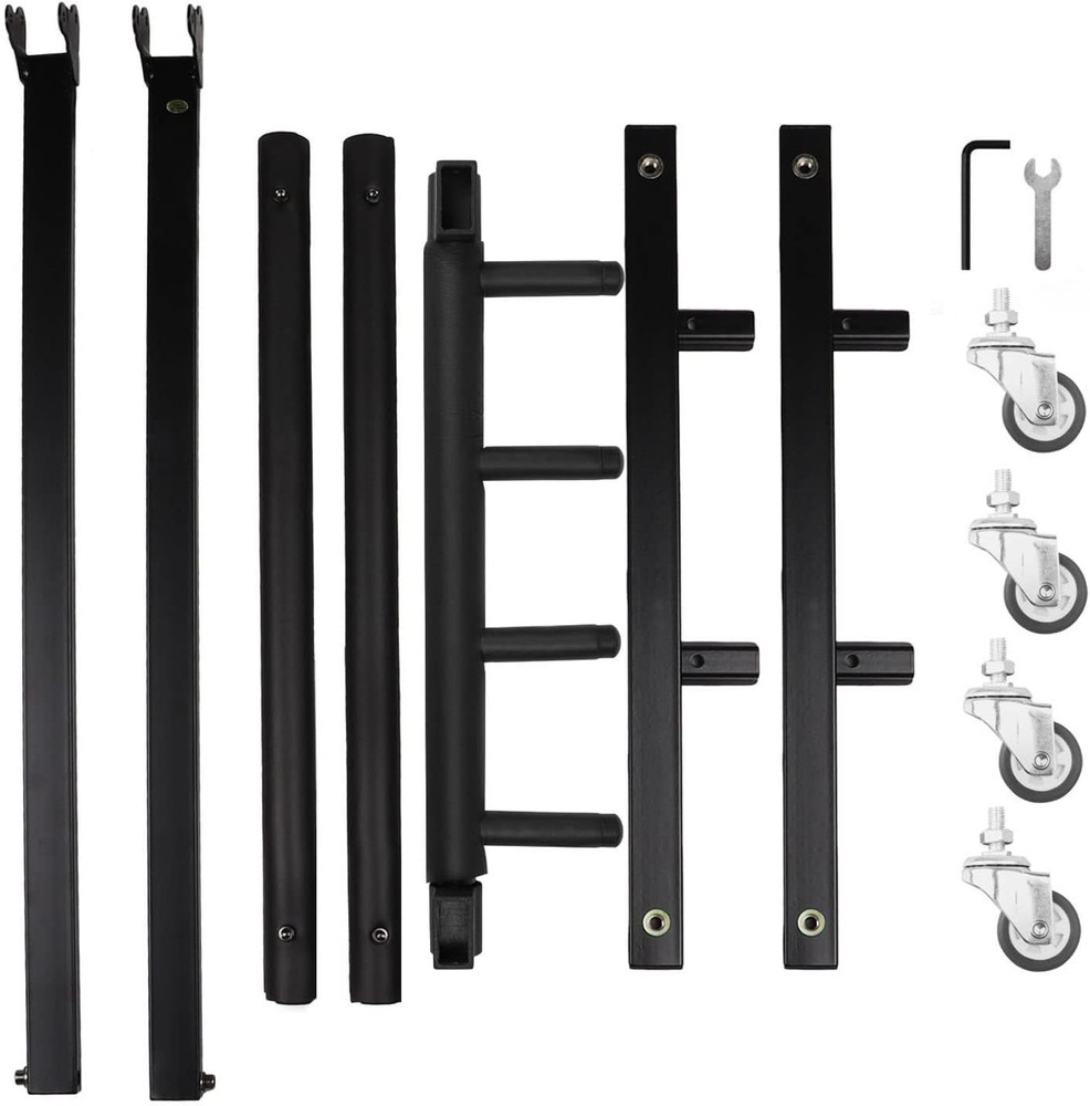 Guitar Rolling Stand Multiple Instrument Stage Studio Display Rack Movable (3 Ho