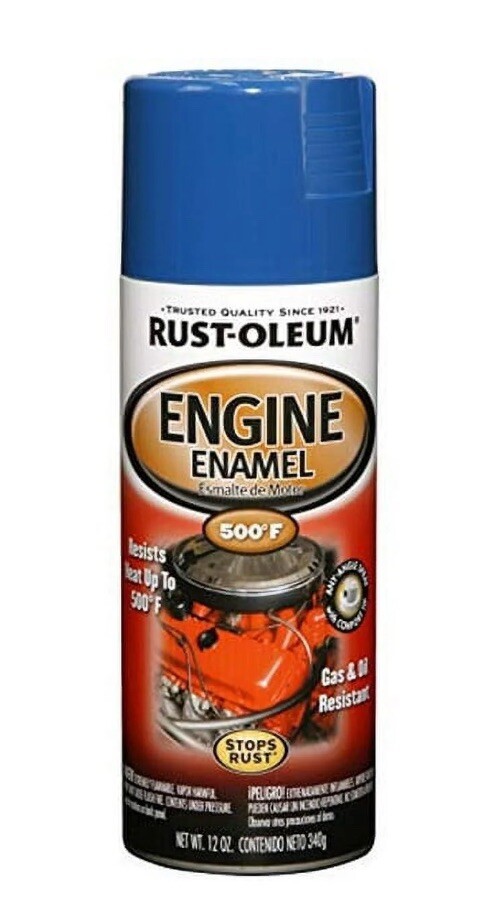 Rust-Oleum Engine Enamel,Ford Blue,12 oz,Spray 248945