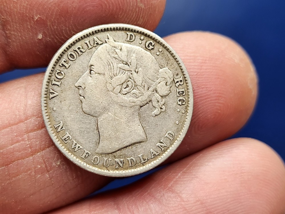 NEWFOUNDLAND - 20 CENTS 1900 - SILVER COINS