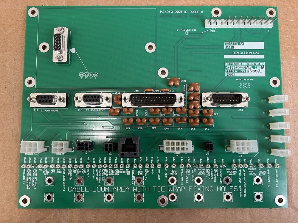 Waters GCT Premier Mass Spectrometer - INTERCON PCB BOARD (4210202DC)