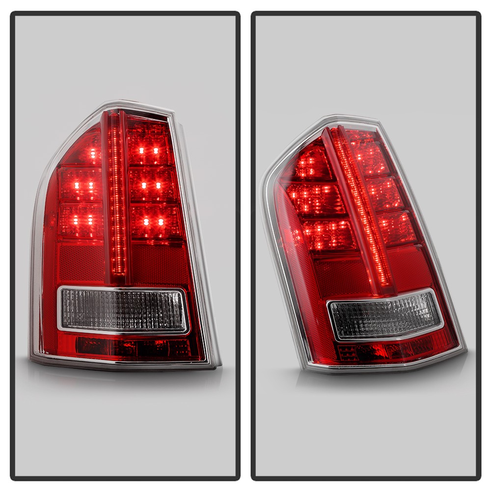 For 2011-2013 Chrysler 300 Base w/ Red Accent Tail Light Brake Lamp Driver Side