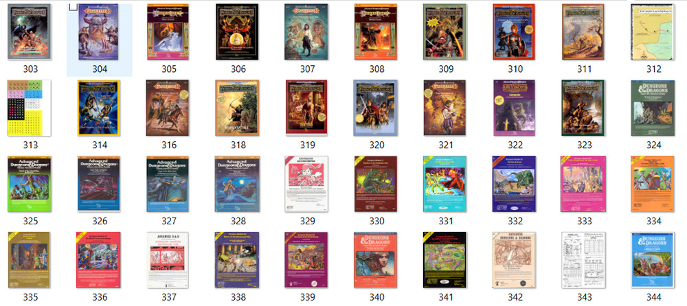 Huge D & D Mixed 3 Version Collection Books Module's User Guide 550+ PDF
