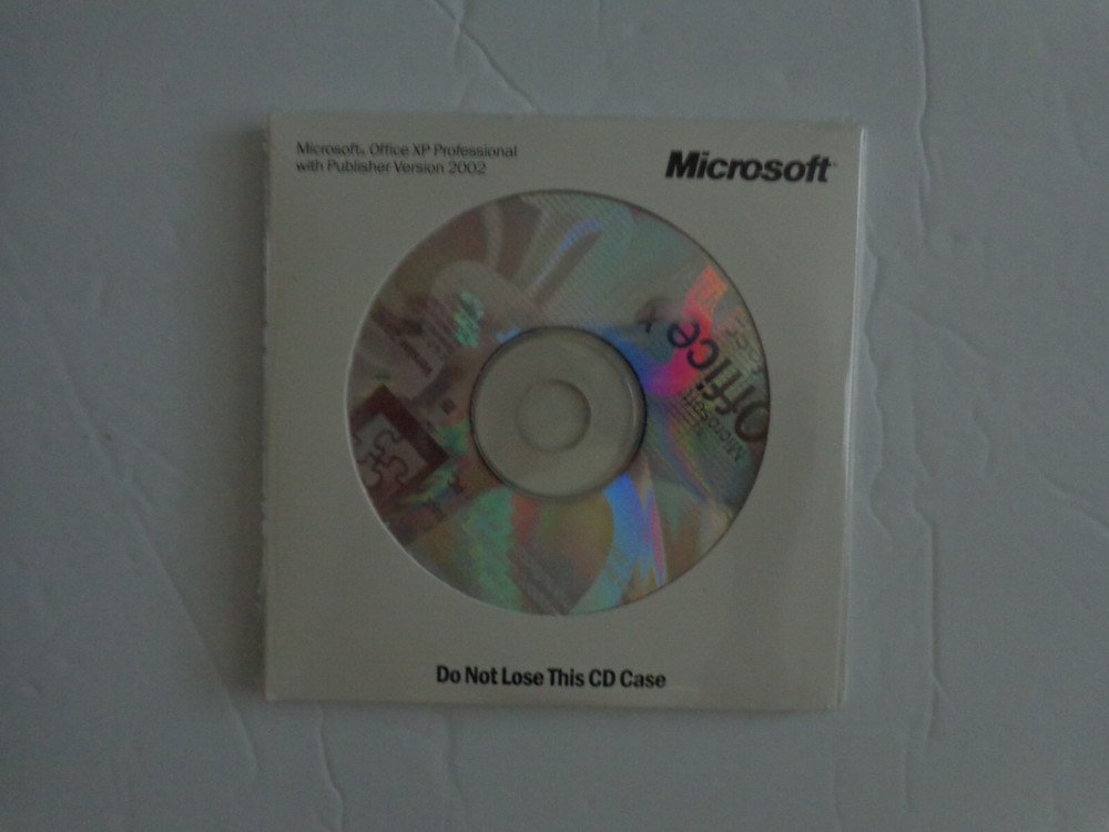 Microsoft Office XP Professional With Publisher Version 2002 NEW