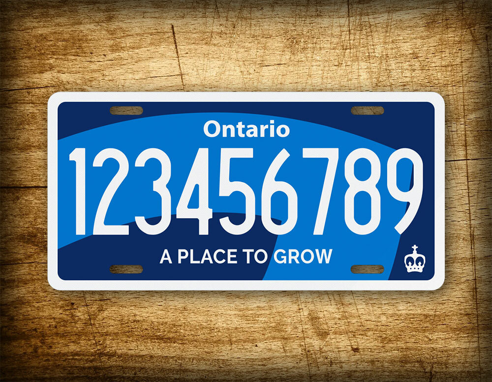 Customized Ontario Canada Novelty License Plate ON Personalized Auto Tag