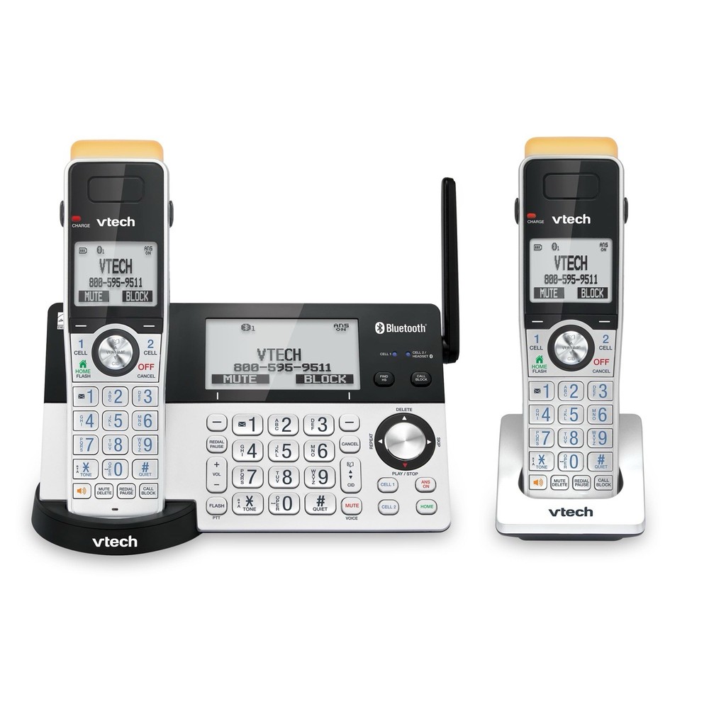 VTech IS8151-2 Super Long Range 2 Handset DECT 6.0 Cordless Phone