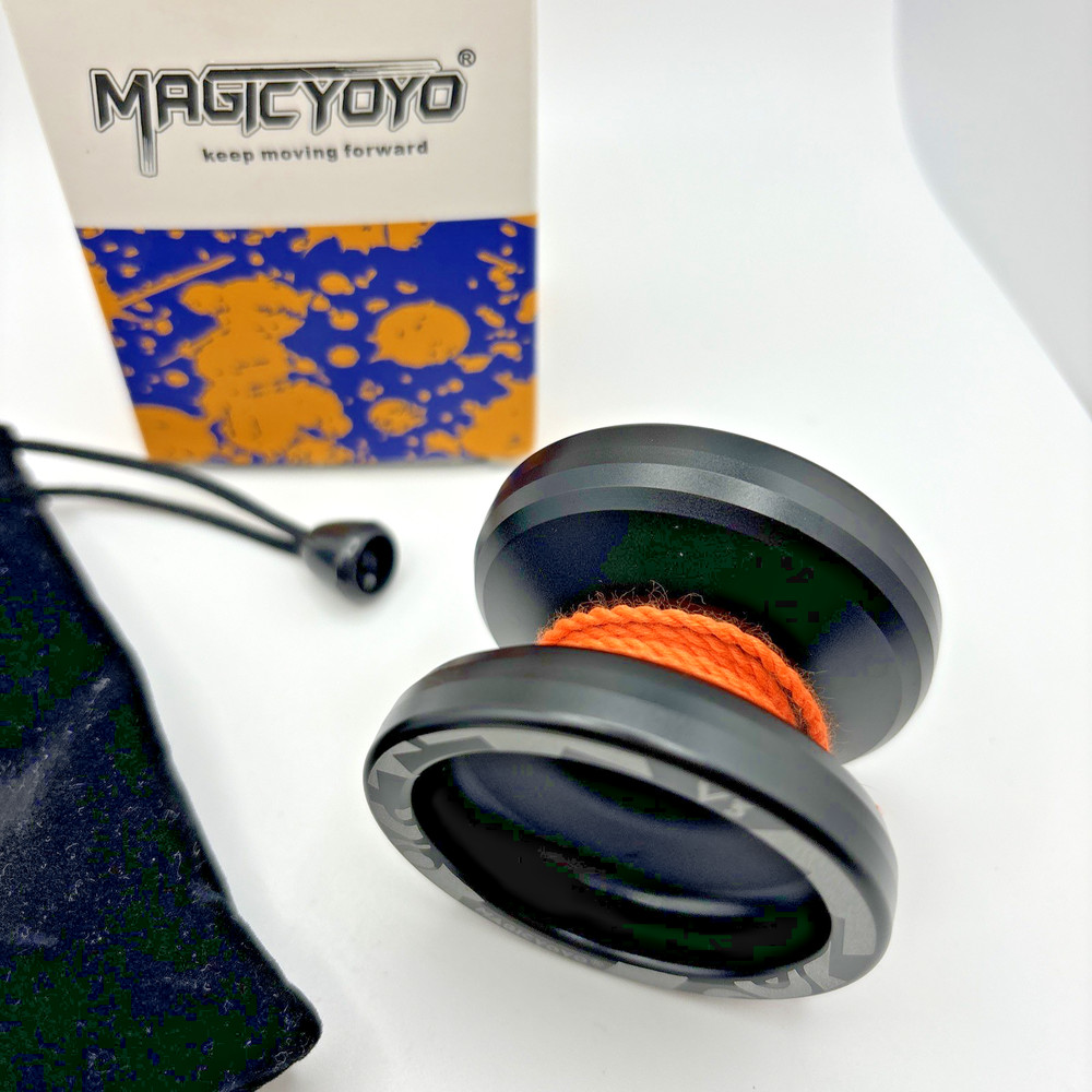 MagicYoYo Keep Moving Forward Black Yo-yo Professional Responsive V3 8+