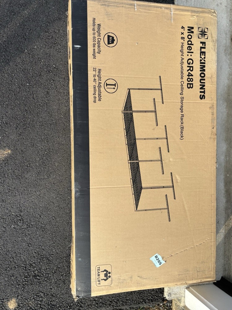 FLEXIMOUNTS 4'x8' Heavy Duty Adjustable Ceiling Storage