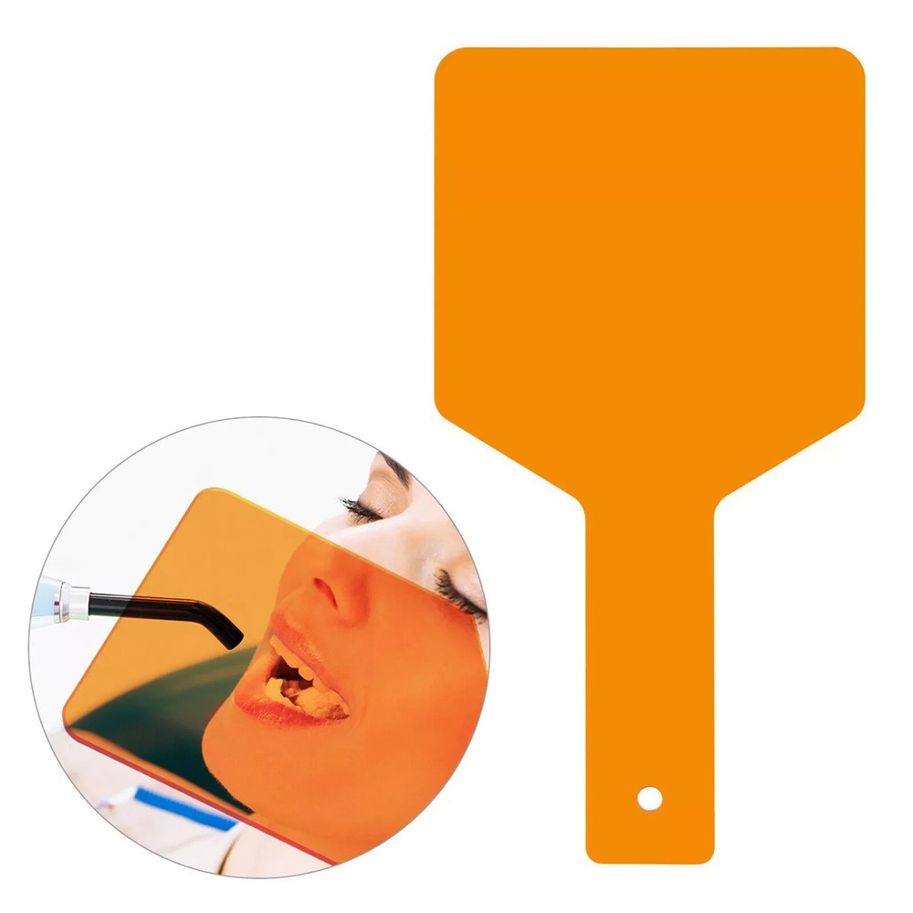 1Pc Dental Composite Protective Eye-Protector Handheld Curing Light Plate Shield