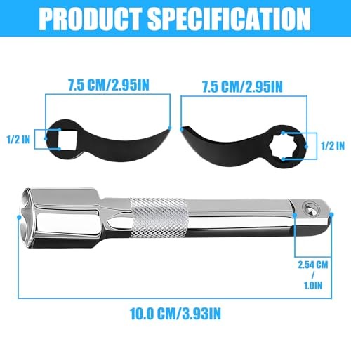 1/2" Suspension Control Arm Prying Tool Kit - Bushing Removal Tool & Pry Bar