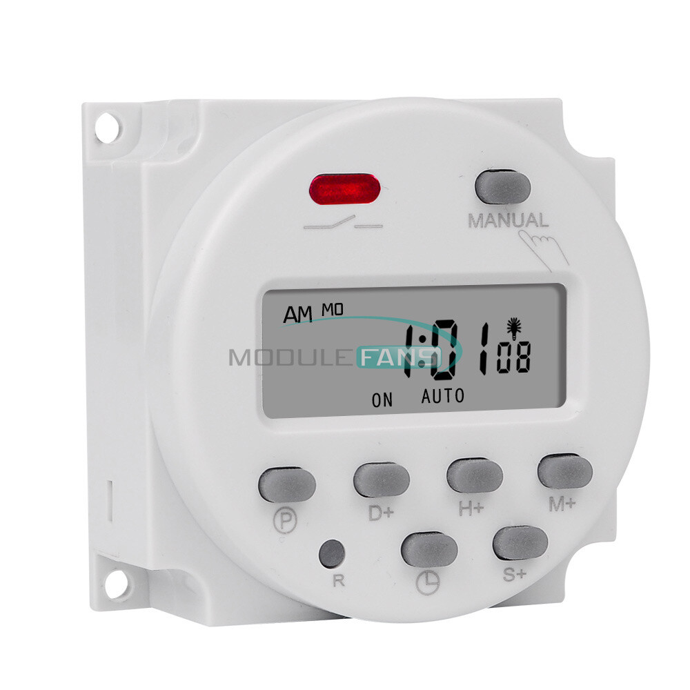 CN101S DC12V 24V AC110V 220V Timer Switch Controller Programmable Timing Switch
