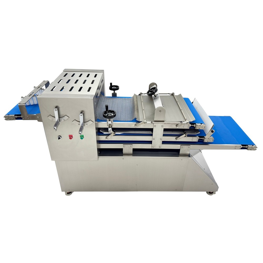 220V Automatic Continuous Toast Baguette Bread Shaping Machine Dough Roller