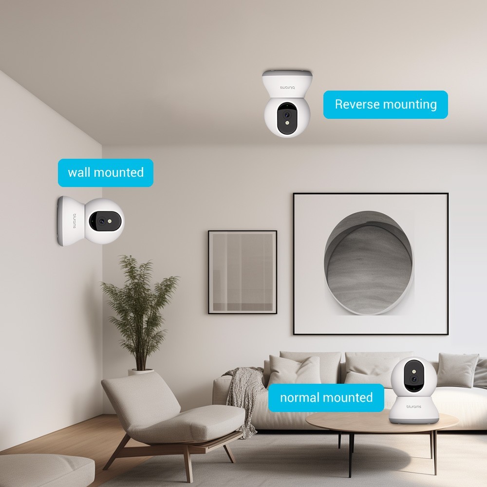 Wireless 2.4G WiFi Security Camera System 2K Indoor