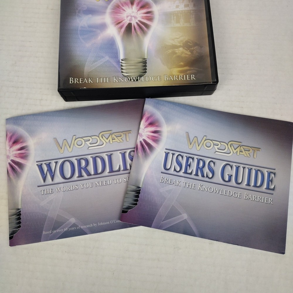 Word Smart Break The Knowledge Barrier Challenge CD Win Mac Student Homeschool