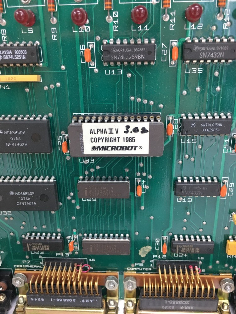 Umi-Microbot Alpha II Teach System Control 3Pc Lot UNTESTED ***NO ARM***