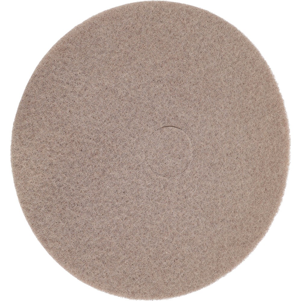 PRO SOURCE Cleaning/Buffing Floor Machine Pads: 5 Pack, Tan Fine Poly, 19" Diam