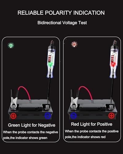 Test Light Automotive 3-80V DC,Digital LED Power Tools with Voltage