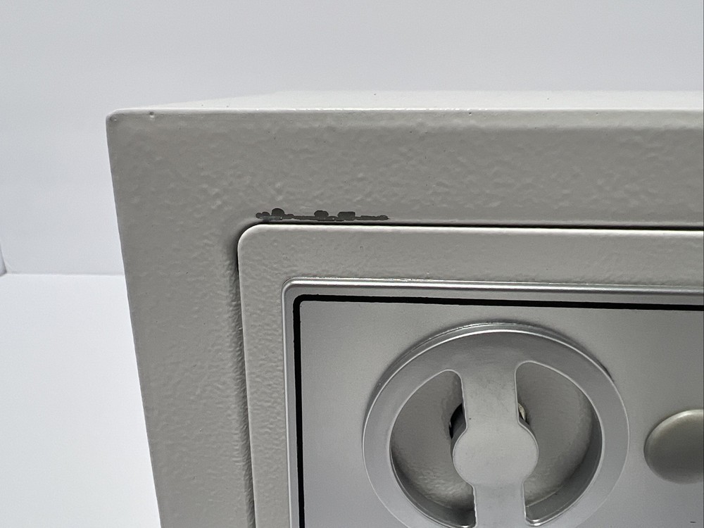 Small Safe Box Digital Electronic Security Safe Box for Home White