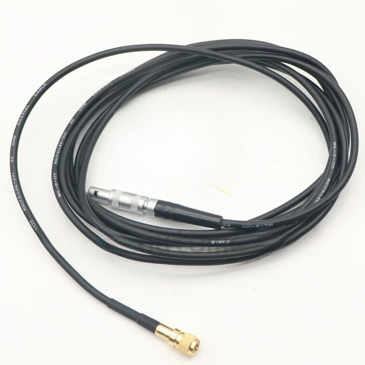 FOR 1pc Connection Cable C5-L5 Lemo 00 to Microdot Ultrasonic Flaw Detector
