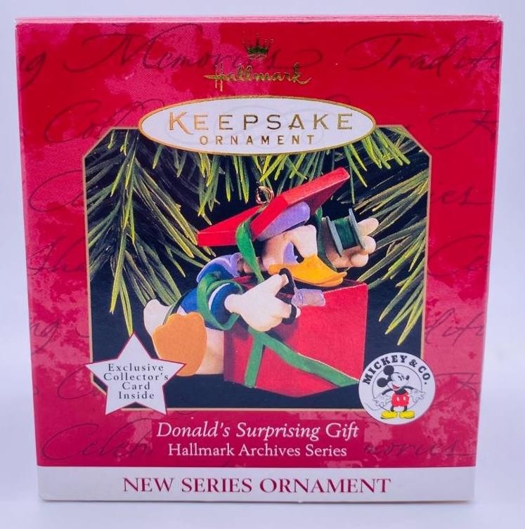 1997 Donald's Surprising Gift Hallmark Ornament