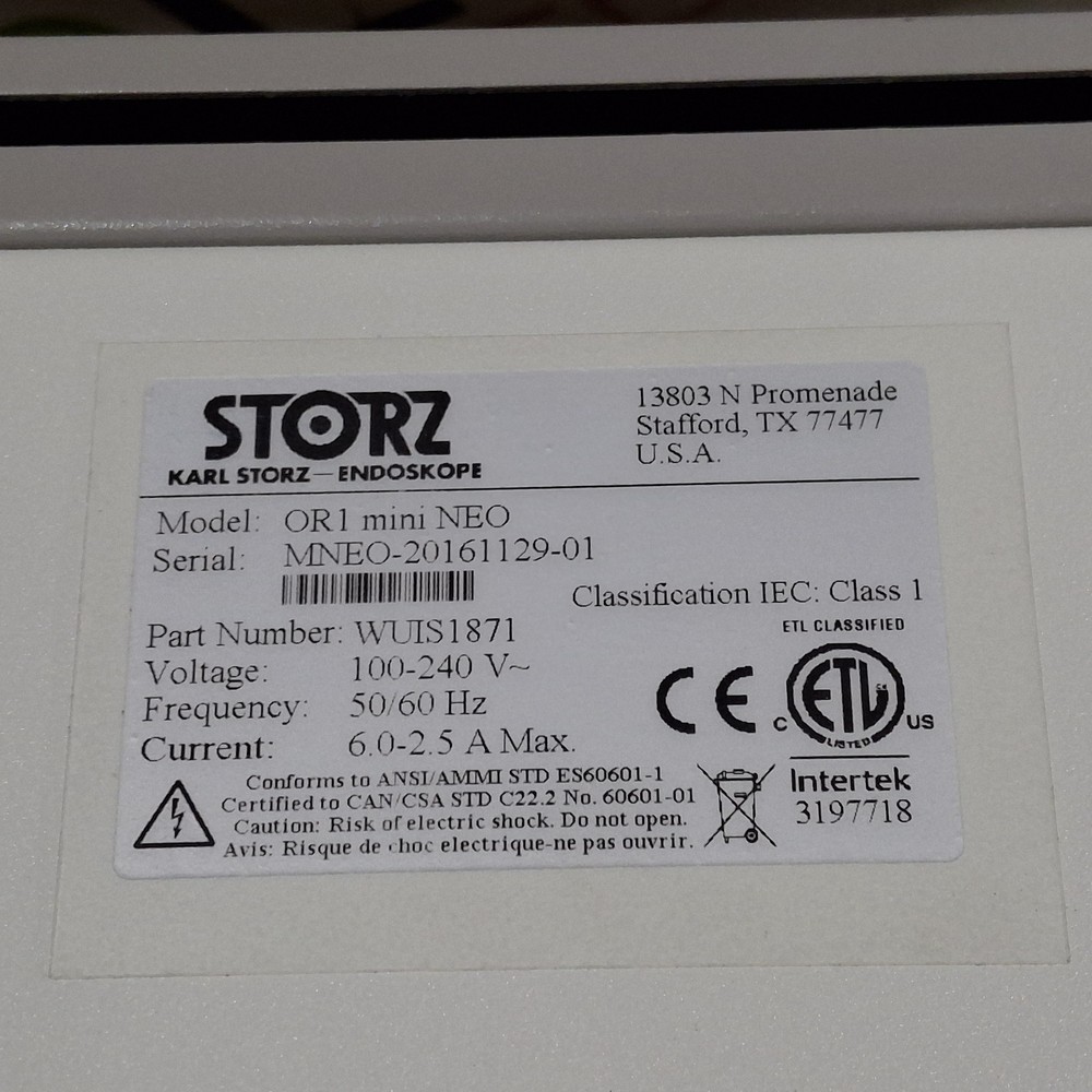 Karl Storz OR1 mini NEO Image Processing System