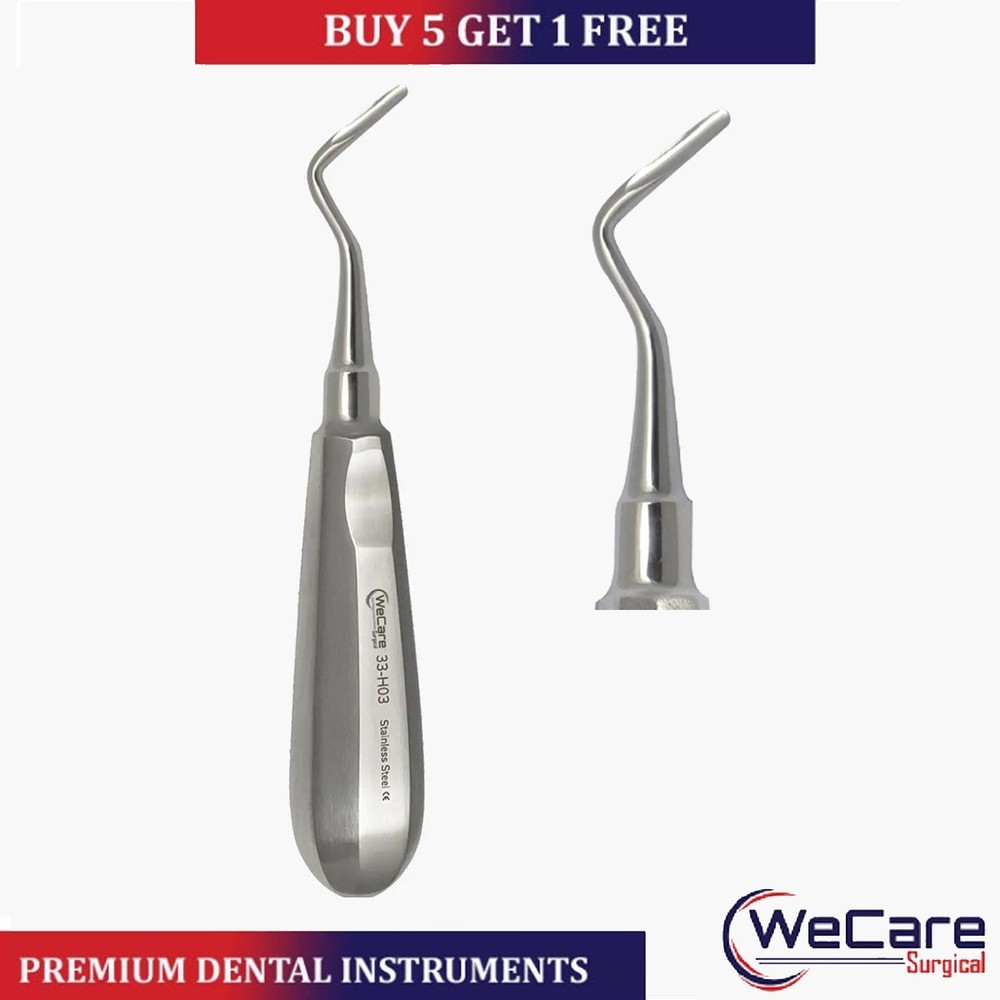 Surgical Apical Elevator #302 Left Root Extracting Elevators Dental Instrument