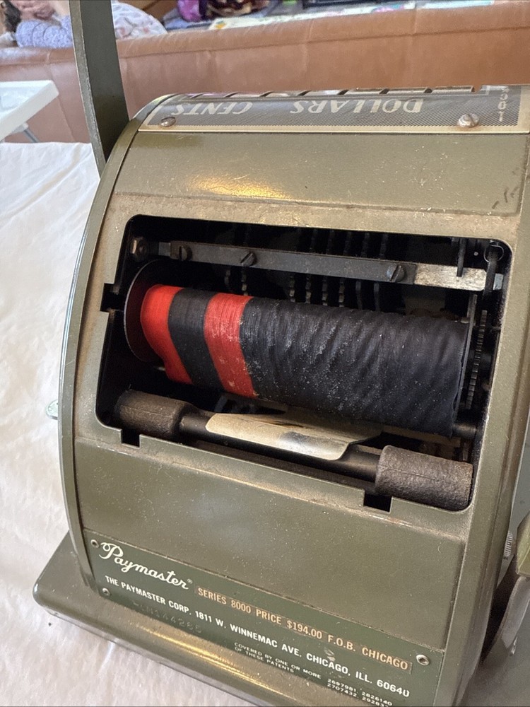 Paymaster Ribbon Writer Series 8000 With Key