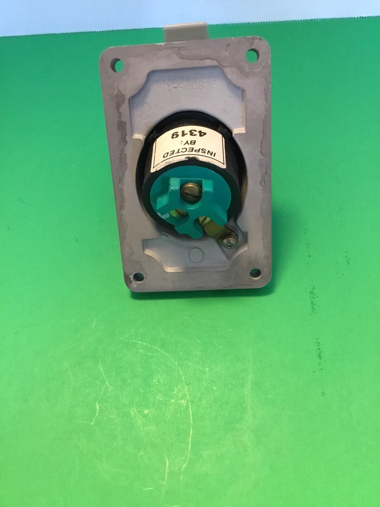 Appleton CPR-23 Pin And Sleeve Receptacle With Iron Mounting Box