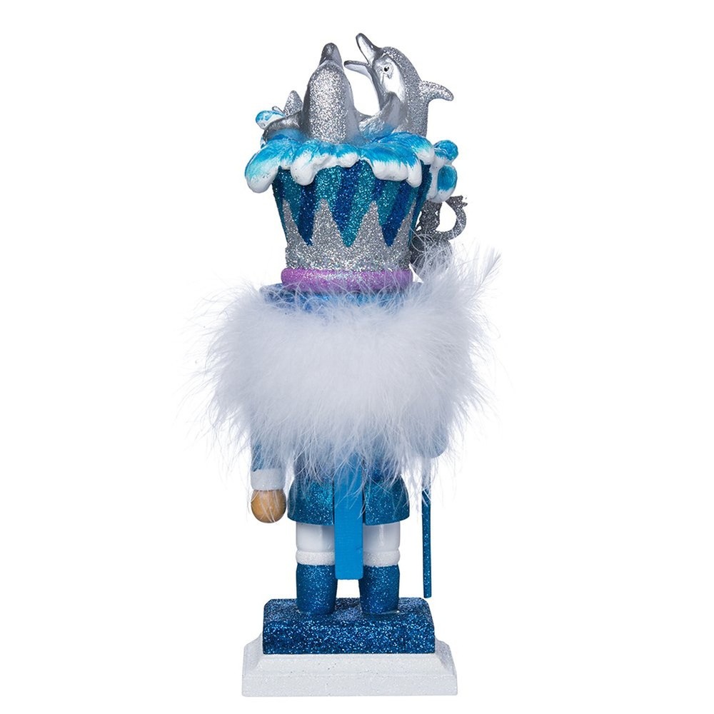 Kurt Adler Hollywood Dolphin Nutcracker, 12-Inch