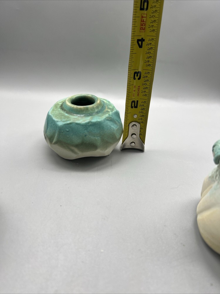 Connie Green Blue Sand X3 Pottery Mini Case Signed