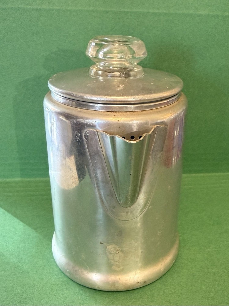 Vintage Two Cup Aluminum Coffe Maker