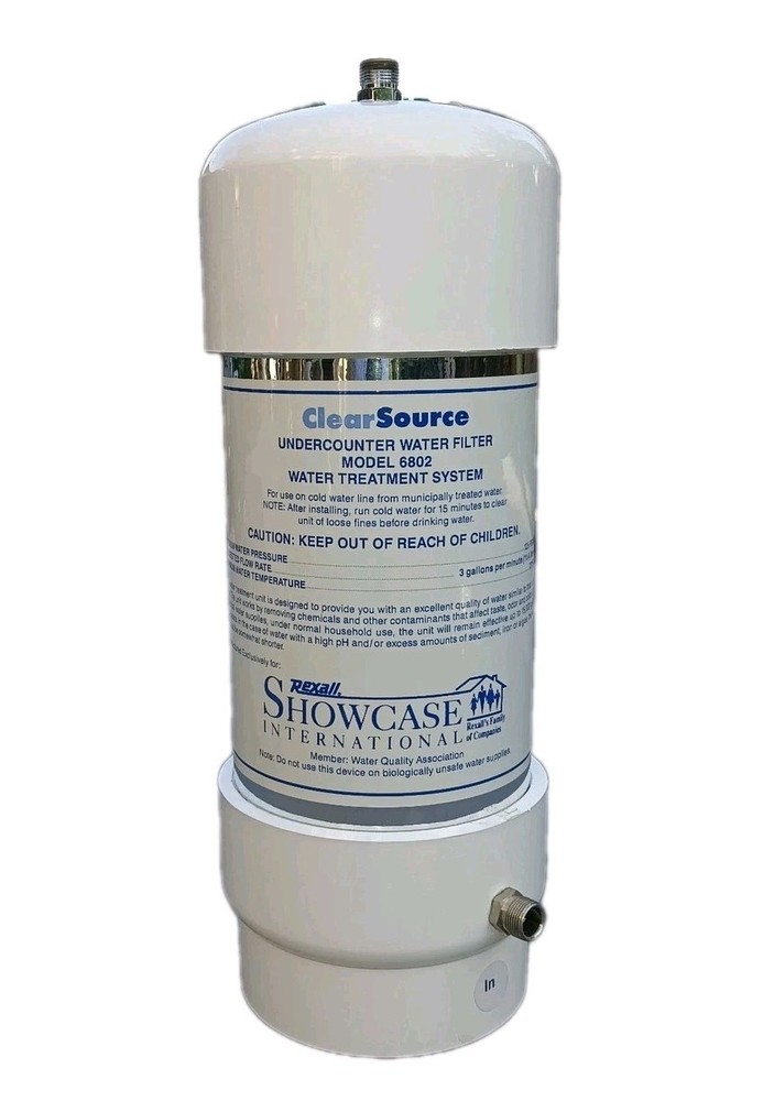 Rexall Clear Source Undercounter Tap Water Filter No 6802 Complete Install USA