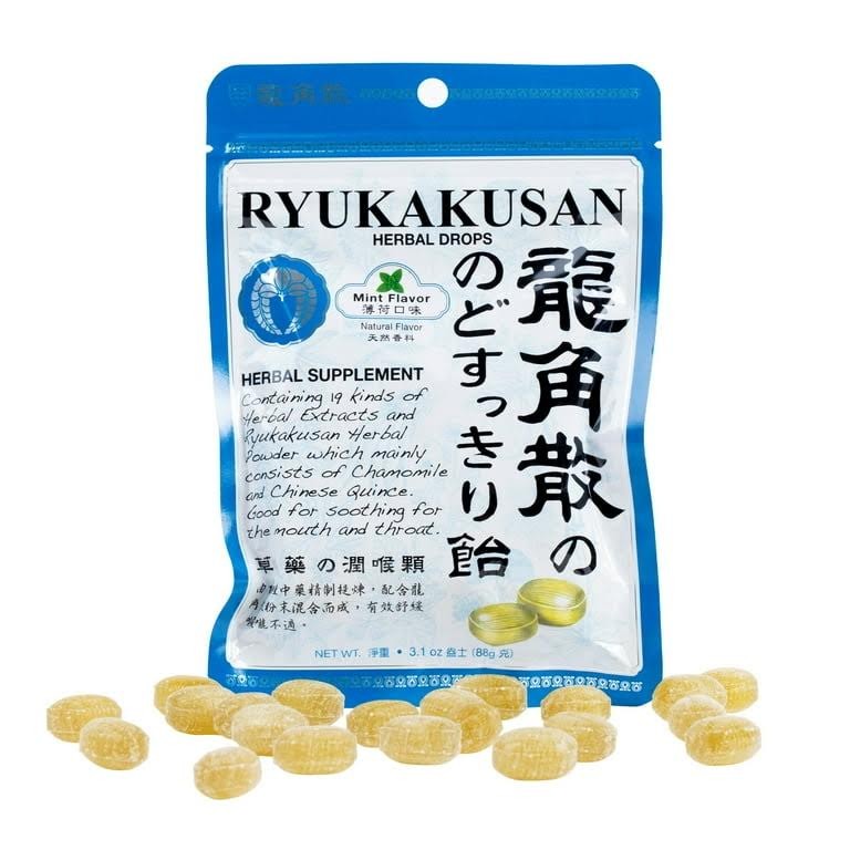 Herbal Mint Candy 80g龍角散薄荷草本喉糖