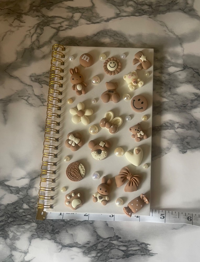 Teddy Bear Charmed Spiral Bound Journal
