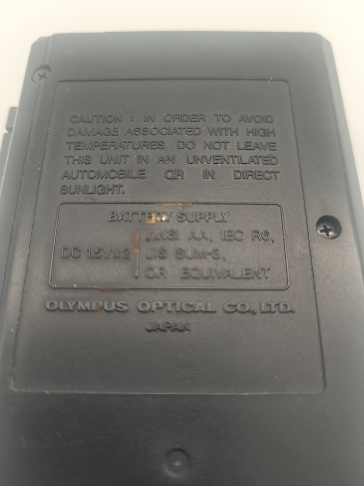 Read please! OLYMPUS PEARLCORDER S907 Microcassette Audio Recorder. Semi-tested.