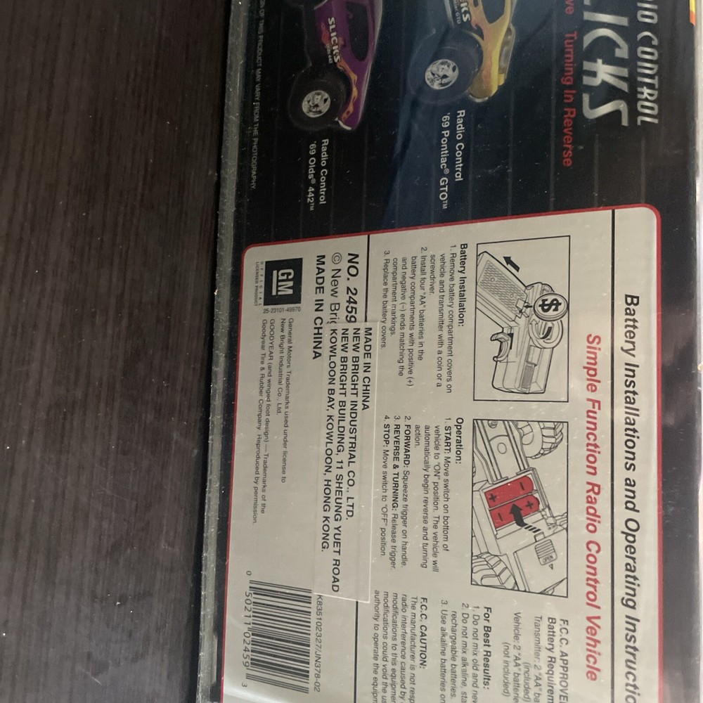 Radio Control Slicks Olds 442 New In Box