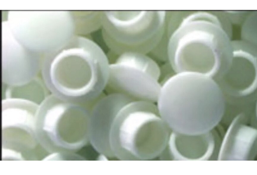 25 Pack 5mm 3/16 Inch White Window Frame Hole Plugs Car Fence Vinyl