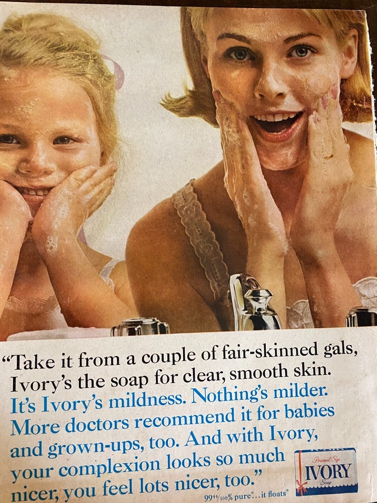 Ivory Soap, Full Page Vintage Print Ad