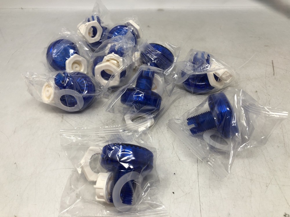 Camaleon Led Cam360LB110VAC Blue Lens Led Lighting Component-10pc