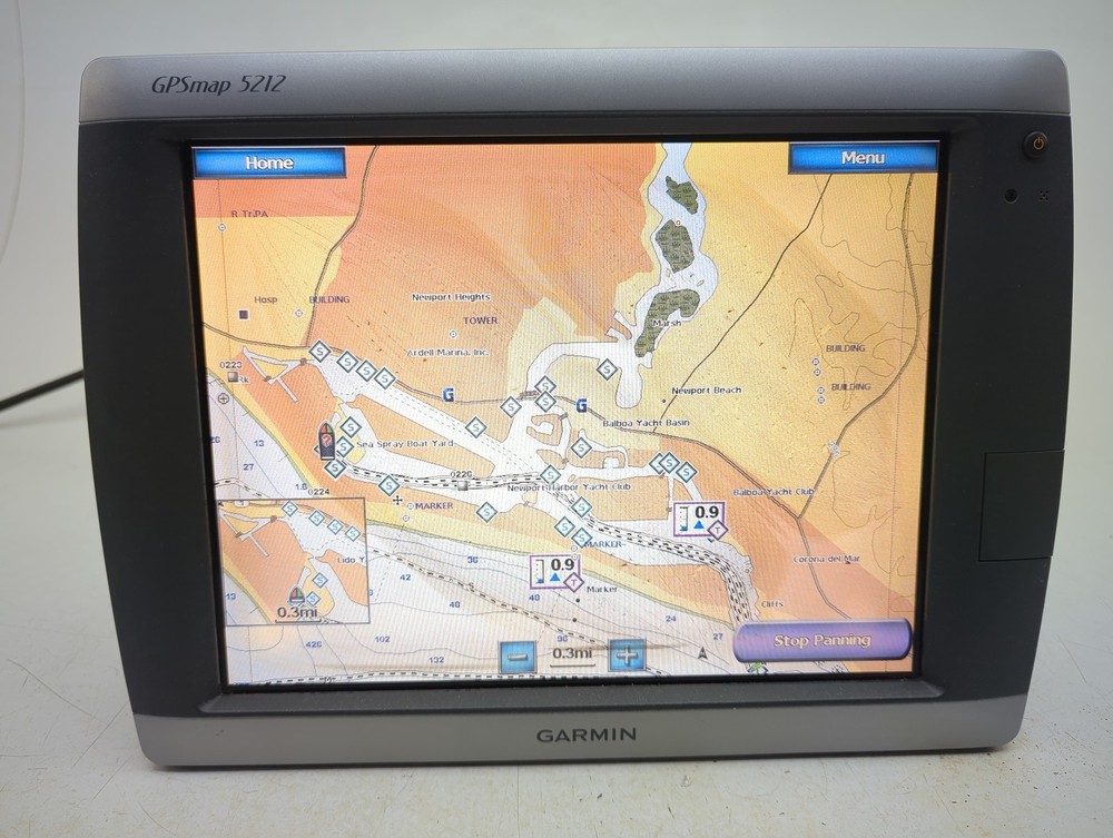 Garmin GPSMAP 5212 Boat Marine 12" Touchscreen FishFider Radar GPS Chartplotter
