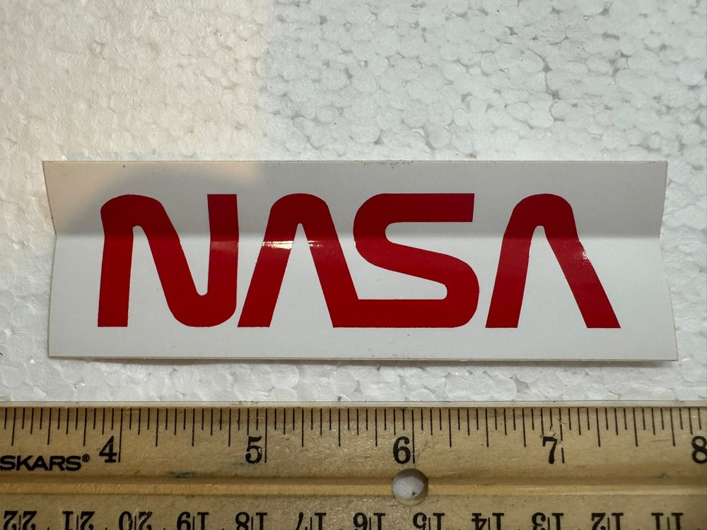 Vintage NASA Logo Sticker