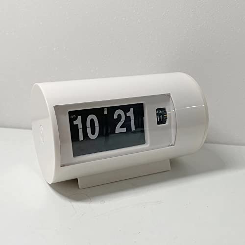 Retro Table Clock Auto Flip Clock 12 Hours AM/PM Format Display Timepiece