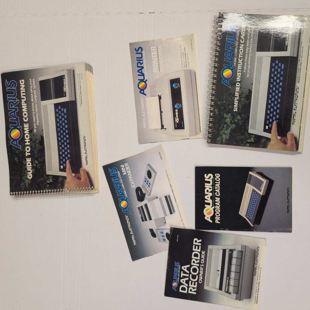 Vintage 1982 Mattel Aquarius Home Computer System Working mega bundle