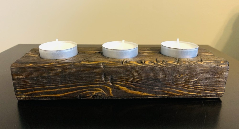Rustic Tea Light Holder