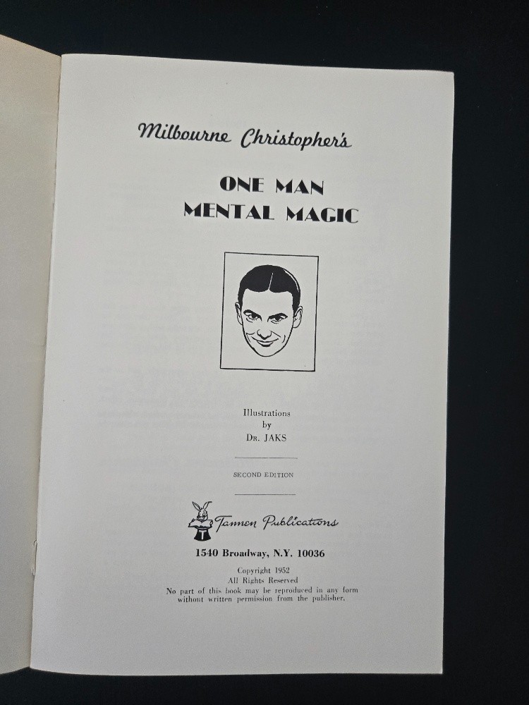 Three Vintage Mentalism Books