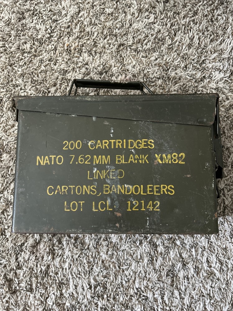 Vintage Military Ammo Box