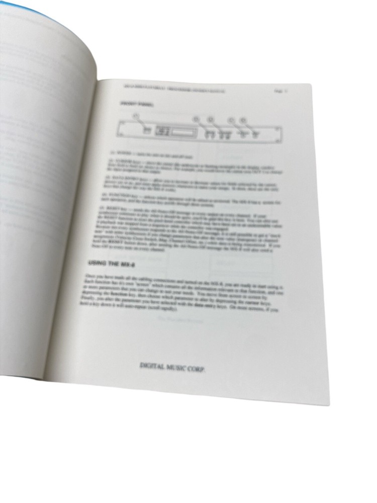 MX-8 MIDI Patchbay Processor Owners Manual