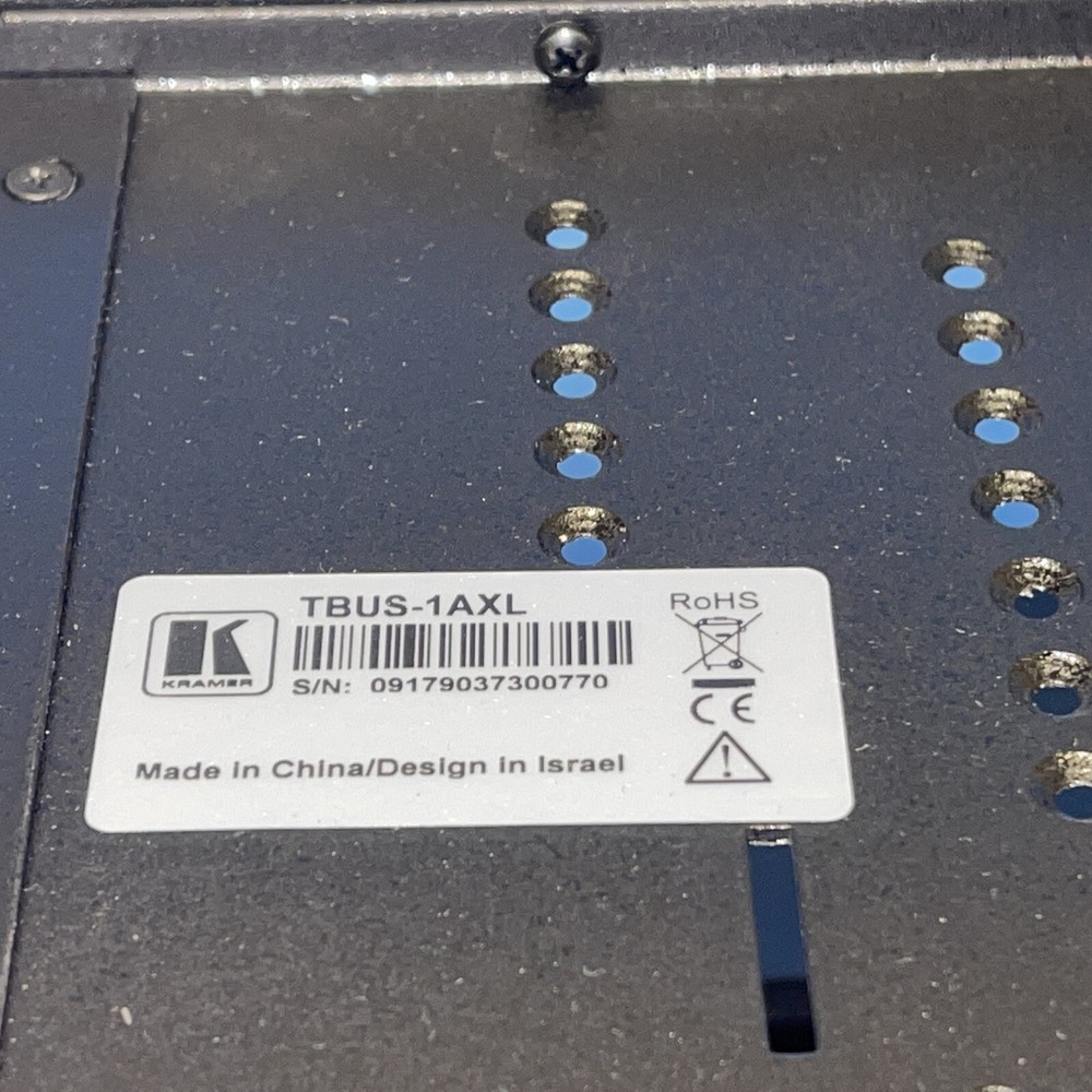 KRAMER TBUS-1AXL Table Mount Modular Multi-Connection Solution