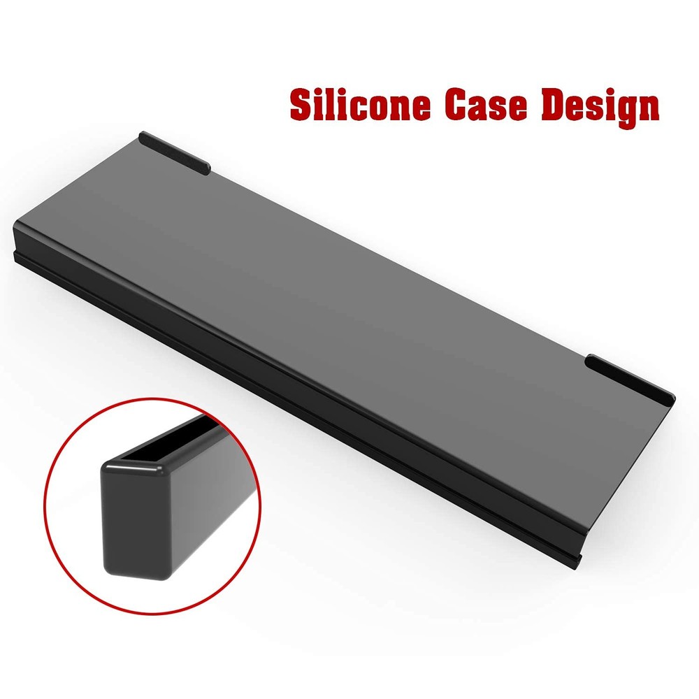 Acrylic Tilted Computer Keyboard Stand for Ergonomic Typing, Keyboard Tray Ho...
