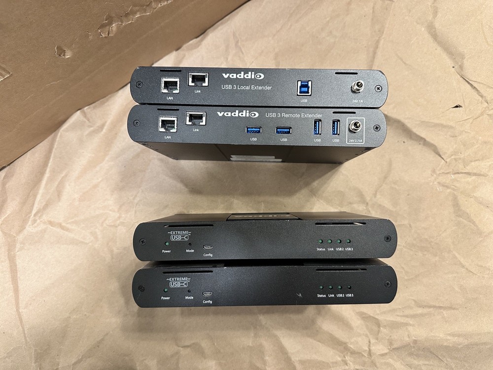 Vaddio USB3 Extreme Remote & Local Extender Pair System